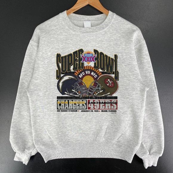 Other - Super Bowls Shirt Afc Nfc 1995 Chargers San Diego Vs 49 Ers Sweatshirt